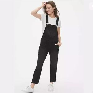 Gap Relaxed Fit Black Denim Overalls